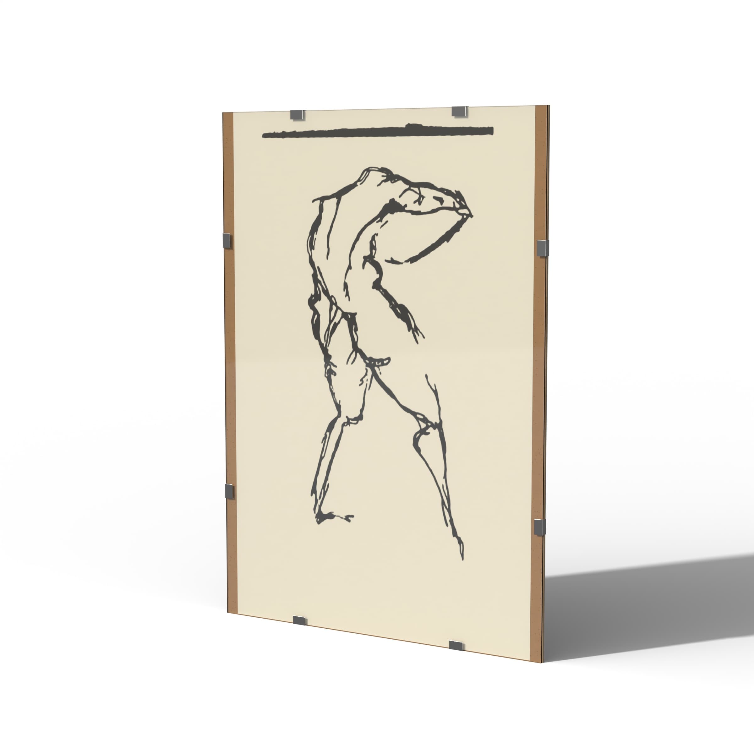 Sketch 1 by Diene at an angle, in a clip frame (not included)