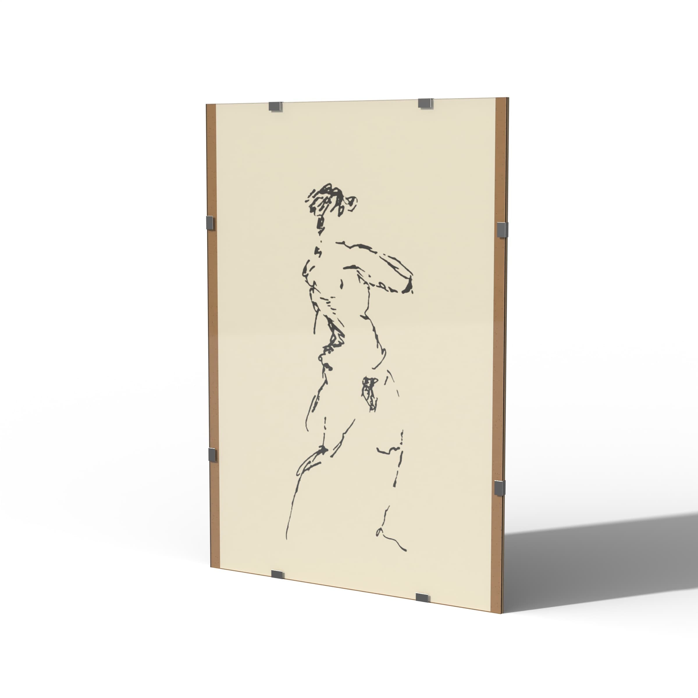 Sketch 2 by Diene at an angle, in a clip frame (not included)